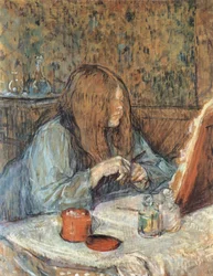 Madame Poupoule at Her Toilette